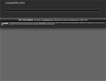 Tablet Screenshot of crasyshit.com